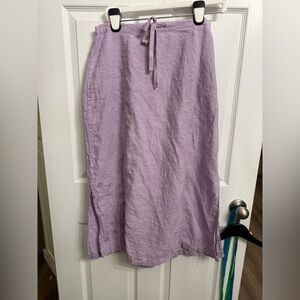 Linden Lavender Midi Skirt